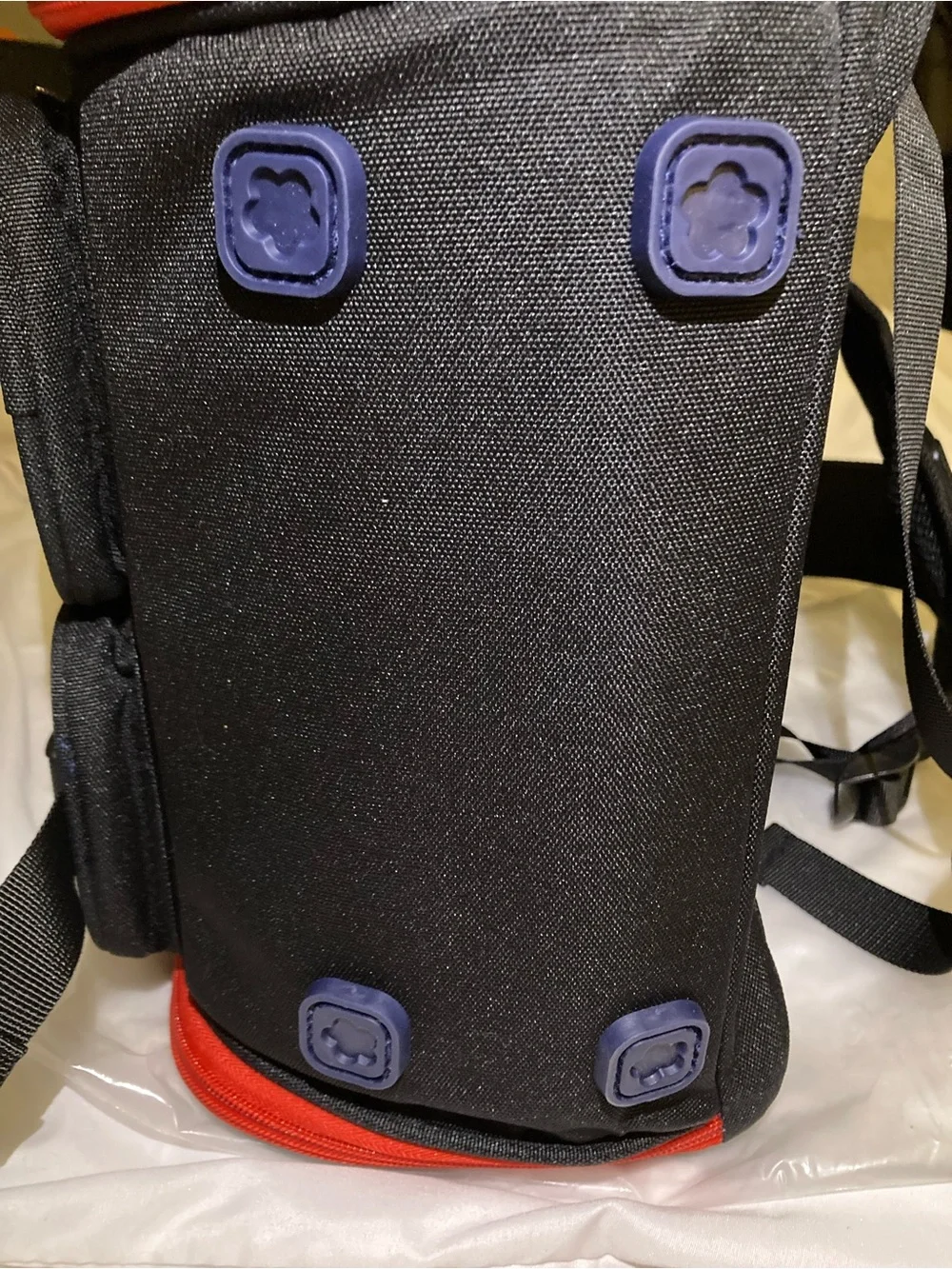 Punbeir Kids Black & Red Backpack with Astronaut Patch